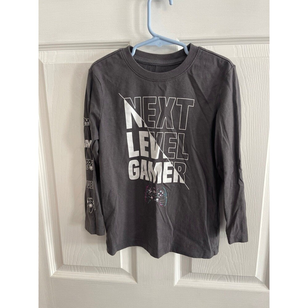 Wonder Nation “Next Level Gamer” Long Sleeve T Shirt Size S(6-7)